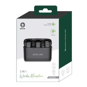 میکروفون یقه ای بی سیم گرین لاین مدل GN2WMICLGBK رابط Lightning
